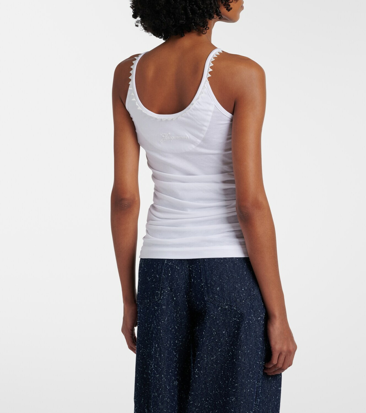 Jacquemus Clavela cotton tank top
