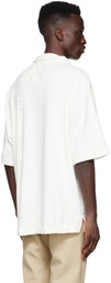 Rhude White Cotton Short Sleeve Shirt