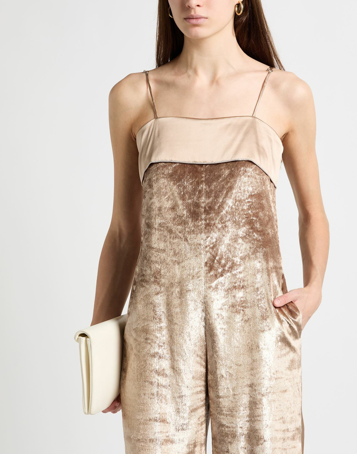 Peserico Womens Jumpsuit Sand