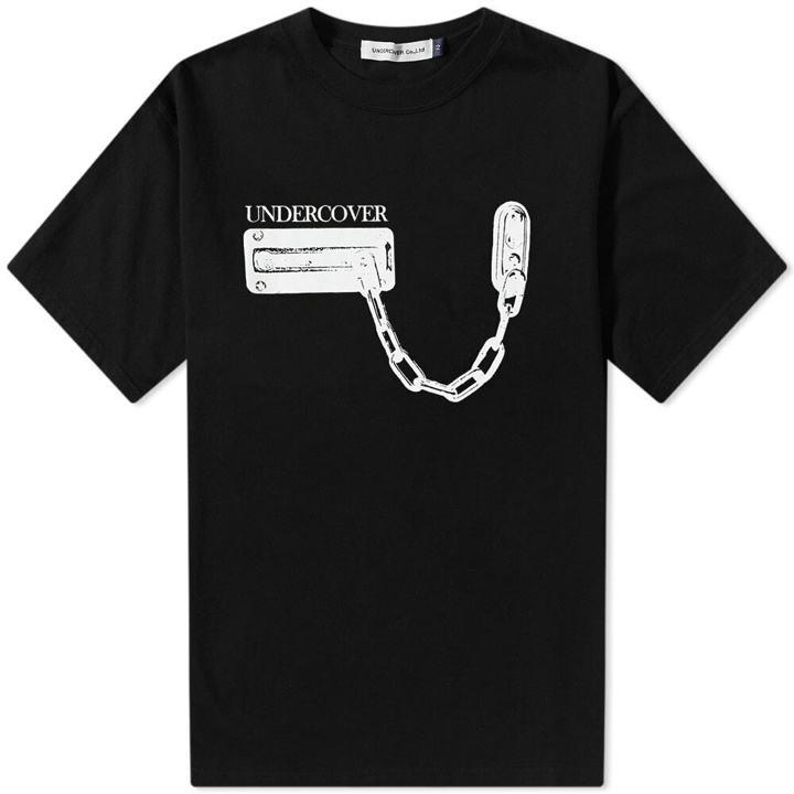 Photo: Undercover Men's Logo Door Chain T-Shirt in Black