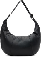 YOKE Black Calf Leather Circle Bag