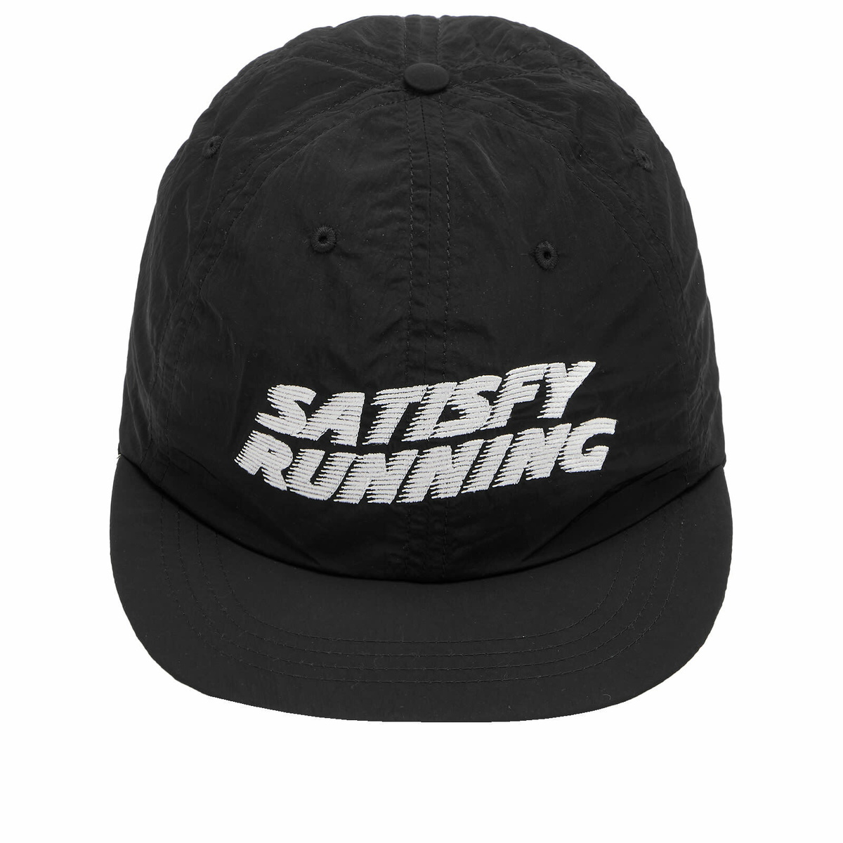 Satisfy Men's FliteSilk™ Wave Running Cap in Black Satisfy