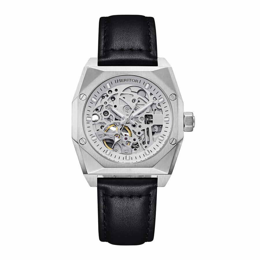 Heritor Elliott Automatic Silver Dial Mens Watch HERHS4001