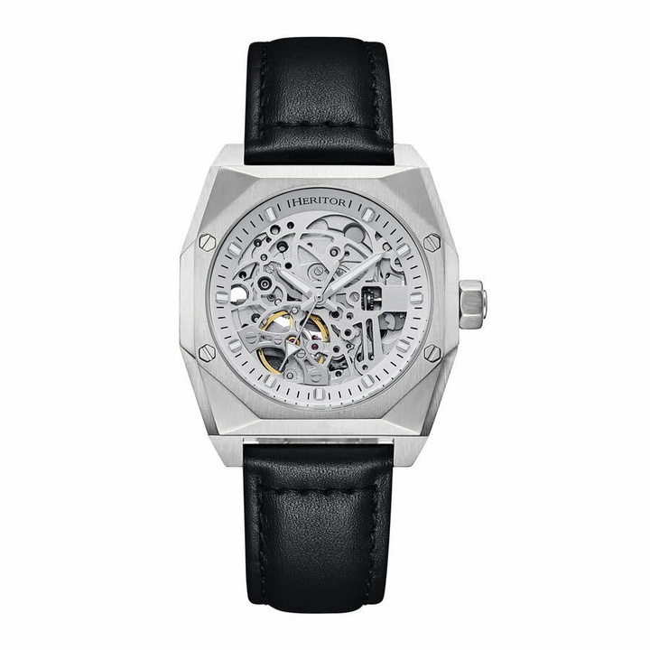 Photo: Heritor Elliott Automatic Silver Dial Mens Watch HERHS4001