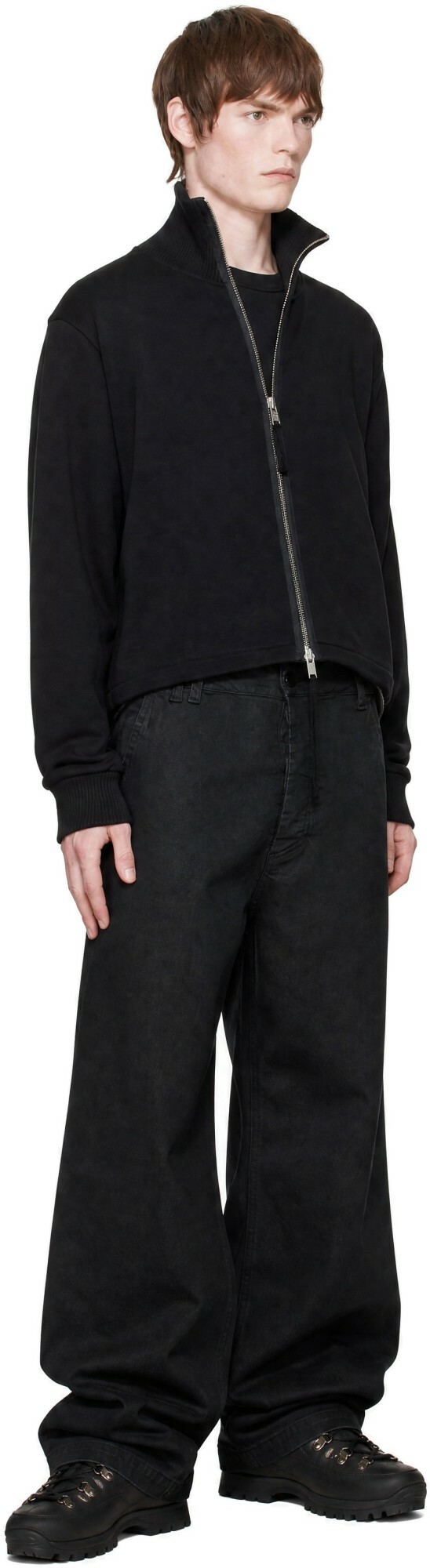 thom/krom Black T 108 Coated Jeans