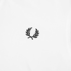 Fred Perry Authentic Men's Slim Fit Plain Polo Shirt in White