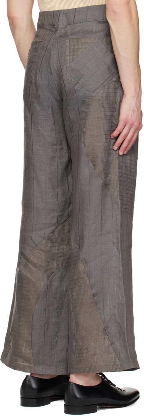 Solitude Studios SSENSE Exclusive Gray Stochastic Biker Trousers