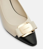 Ferragamo Zelma bow-detail leather pumps