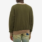 Maison Margiela Men's Totem Crew Sweat in Olive