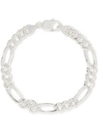 Pearls Before Swine - Figaro Link Silver Chain Bracelet - Silver