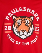 Paul & Shark Mens T-shirt in Red