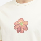 Foret Men's Floral Sketch T-Shirt in Cloud