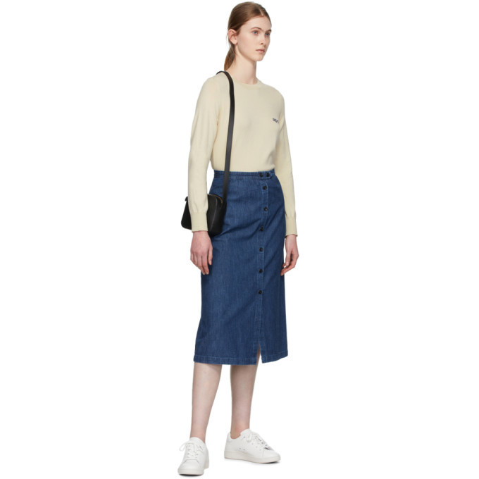 (アーペーセー) A.P.C. Deauville skirt COGXX F06300 IAB Standard skirt | Soft feminine denim | A.P.C. Ready-to-Wear