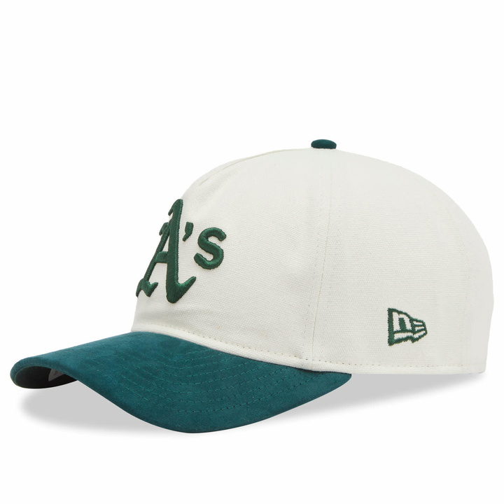 Photo: New Era Oakland Athletics Script Golfer Adjustable Cap in Green 