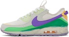 Nike Off-White & Green Air Max Terrascape 90 Sneakers
