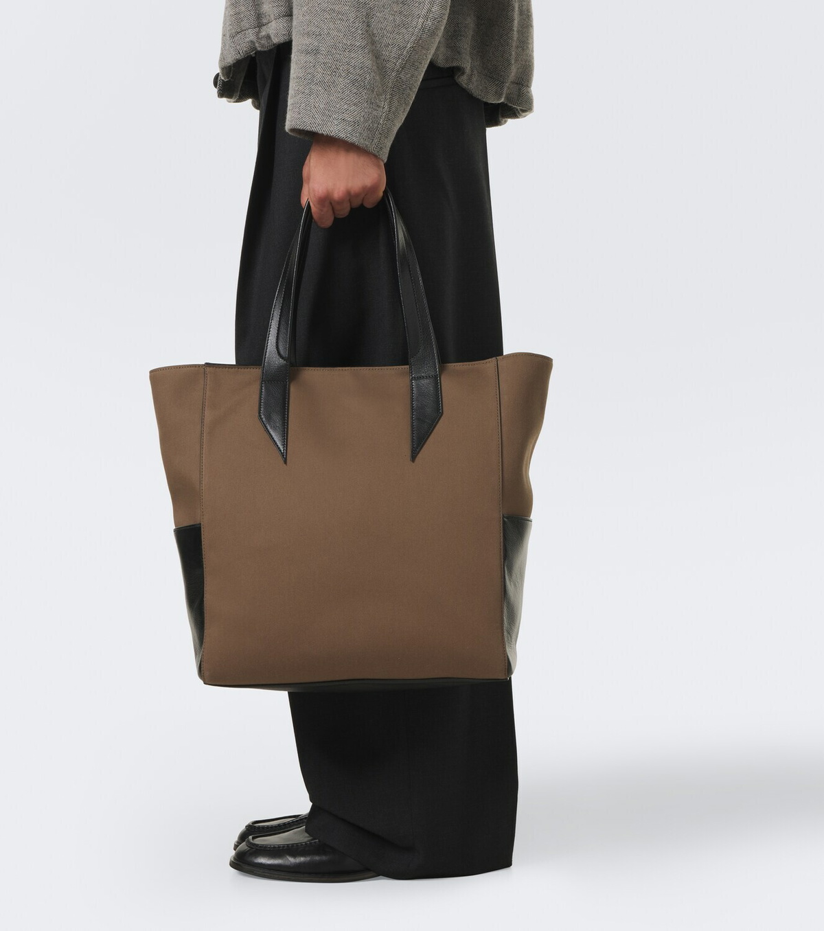 Métier Passerby North-South canvas tote bag