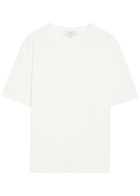 Studio Nicholson Crew-neck Cotton T-shirt Off White