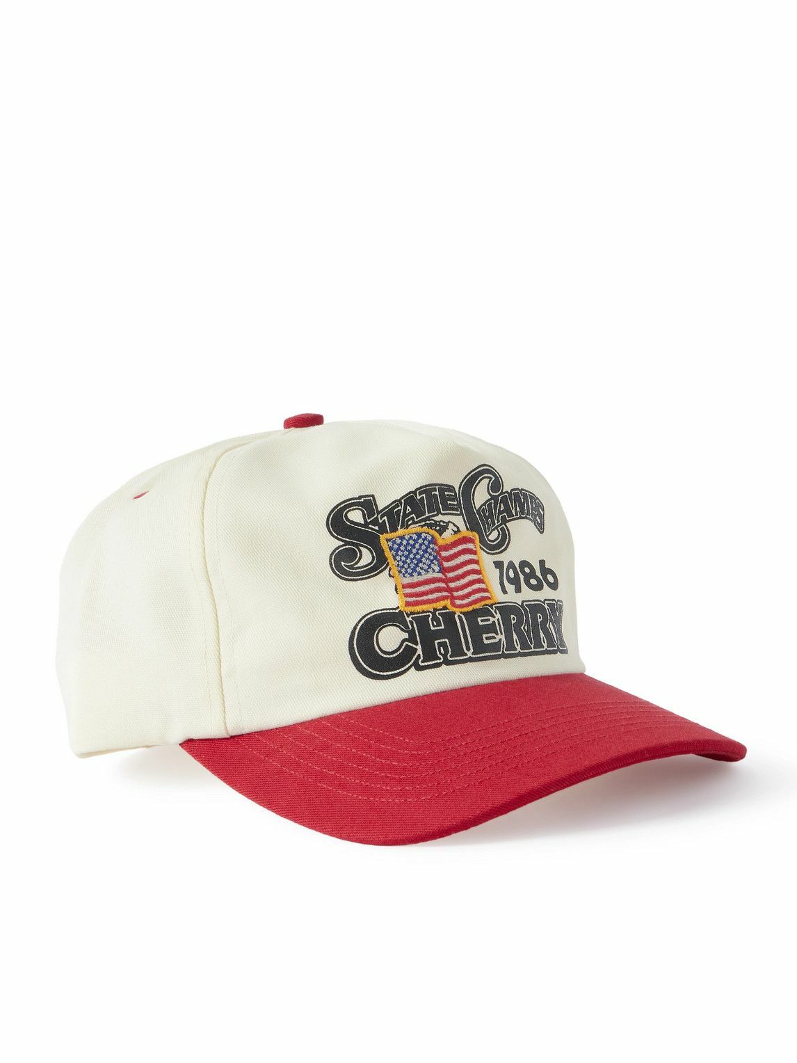 Cherry Los Angeles - Embroidered printed twill cap CHERRY LA