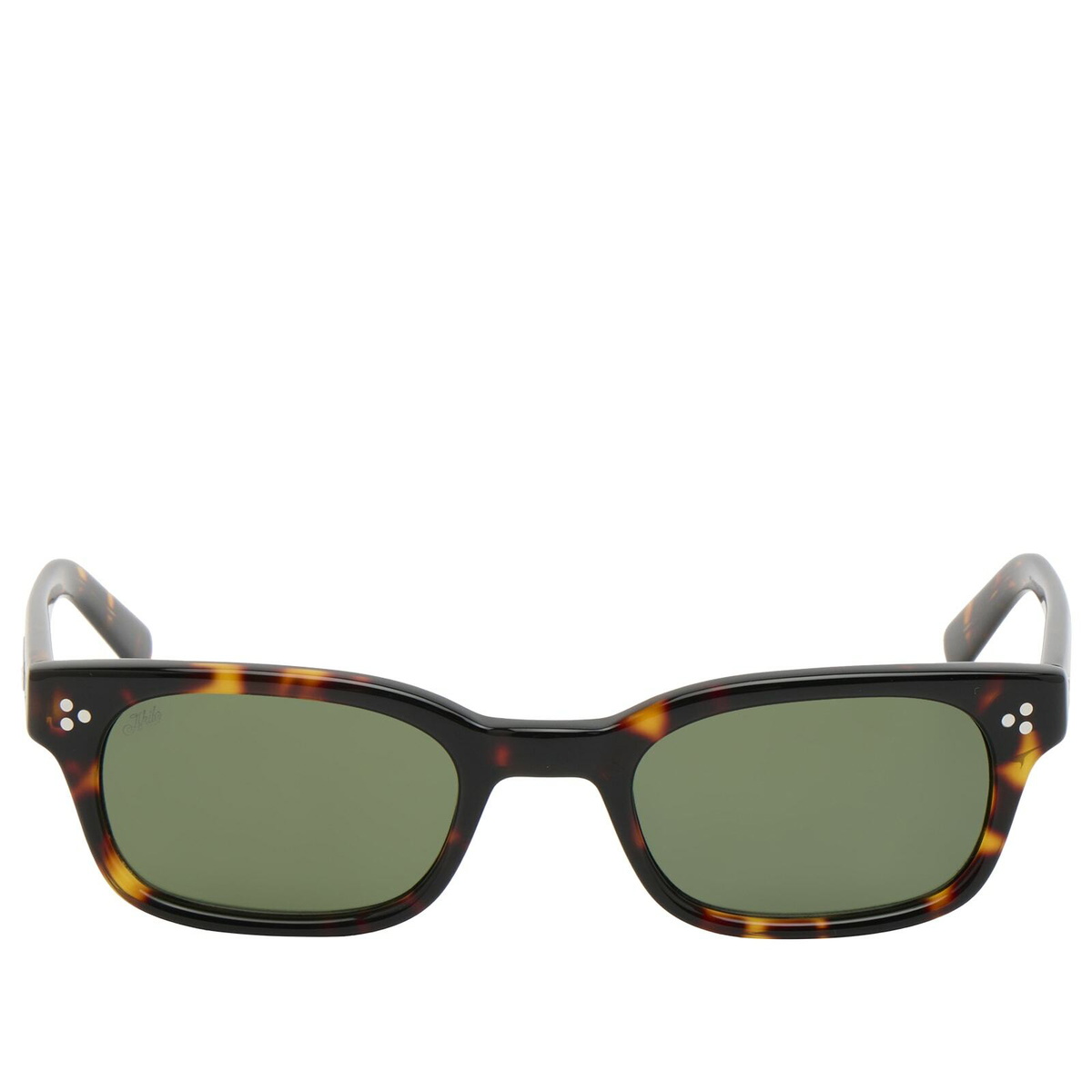 AKILA Tracer Sunglasses in Mahogany Tortoise/Bottle Green 