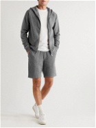 Hamilton And Hare - Cotton-Terry Zip-Up Hoodie - Gray