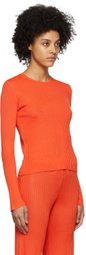 Marques Almeida Orange Viscose Sweatshirt