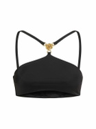 VERSACE Lycra Halter Neck Bikini Top