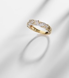 Marina B Ondine 18kt gold ring with diamonds
