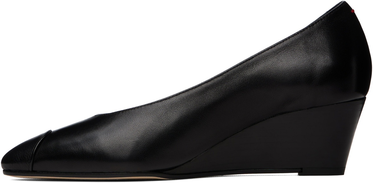 Aeyde Black Calea Cap Heels