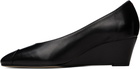 Aeyde Black Calea Cap Heels