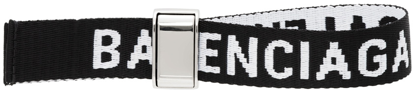 Balenciaga Black & White Party Bracelet