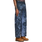 We11done Gray Tattoo Printed Sweatpants