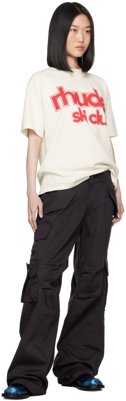 【関税込み】Rhude オフホワイト Rhude Ski Club Tシャツ Rhude RHUDE SKI CLUB TEE | REVERSIBLE