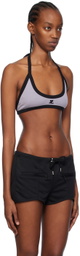 Courrèges Gray Buckle Bra