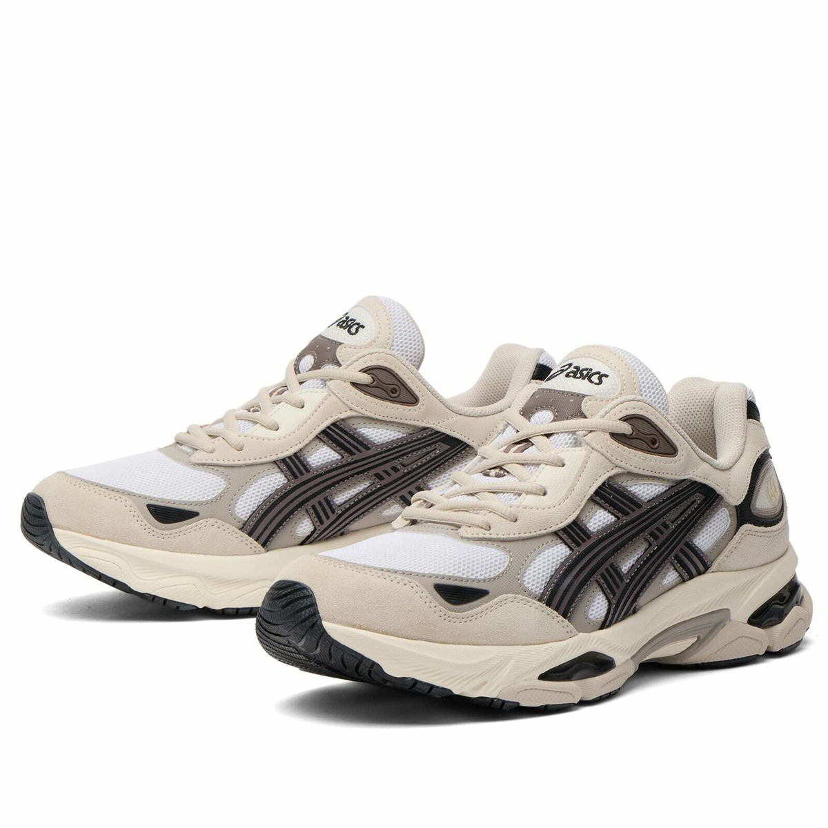 Asics Men's GEL-NYC 2.0 Sneaker in White/Oatmeal