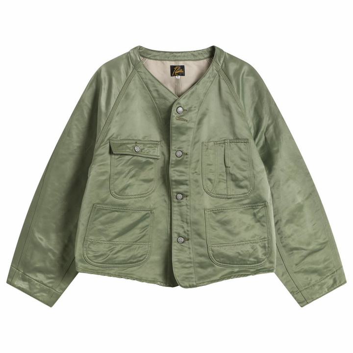 Photo: Needles Women's Engineer Jacket in Olive