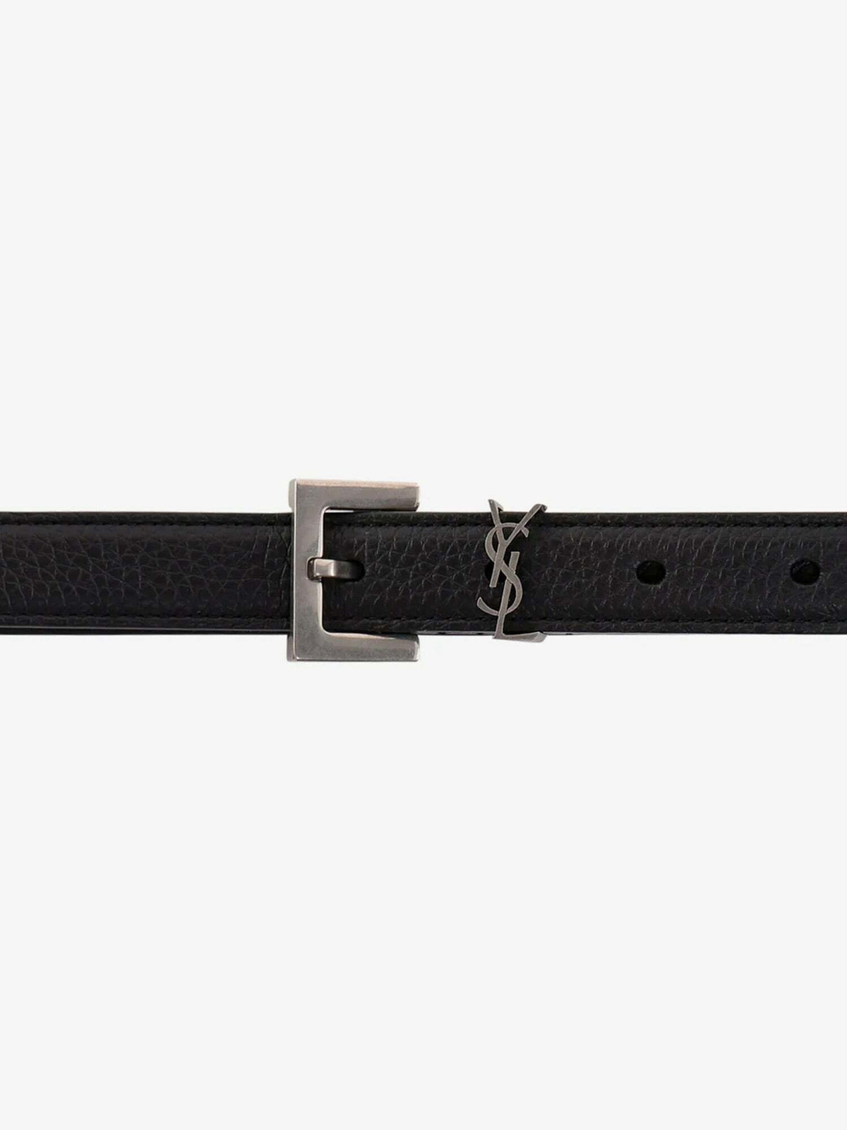 Saint Laurent Belt Black Mens Saint Laurent