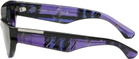Burberry Purple Check Cat-Eye Sunglasses