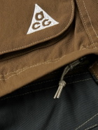 Nike - ACG Smith Summit Straight-Leg Convertible Shell Cargo Trousers - Brown