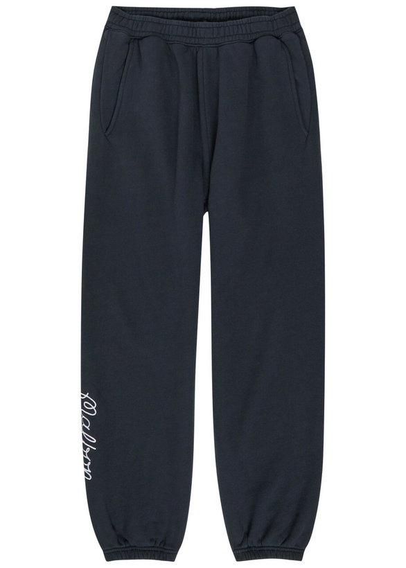 Photo: Malbon Clubhouse Logo Cotton Sweatpants Navy