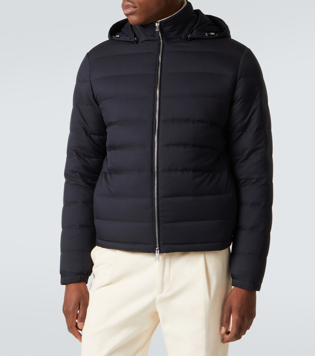Zegna Technical twill down jacket