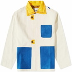 Bode Men's Donkey Party Jacket in Ecru Multi