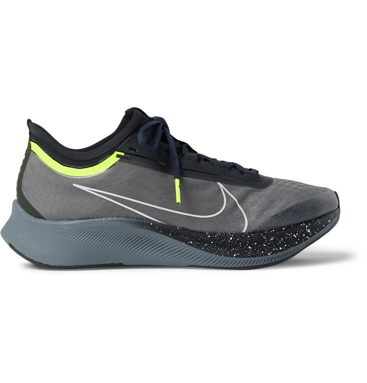 Photo: Nike Running - Zoom Fly 3 Premium Vaporweave Running Sneakers - Black