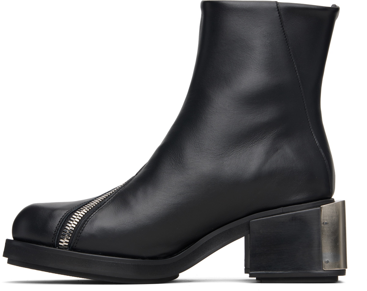 GmbH Black Ergonomic Riding Ankle Boots