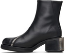 GmbH Black Ergonomic Riding Ankle Boots