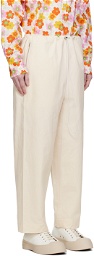 Camiel Fortgens White Simple Trousers