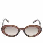 Le Specs Women's Nouveau Vie Sunglasses in Chocolate Brown 