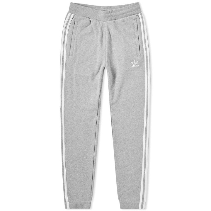 Photo: Adidas 3 Stripe Sweat Pant Grey
