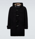Burberry Hooded wool twill coat