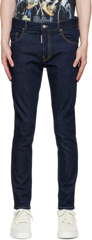 Photo: Dsquared2 Navy Skater Jeans