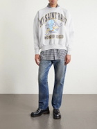 SAINT MXXXXXX - Printed Cotton-Blend Jersey Sweatshirt - Gray